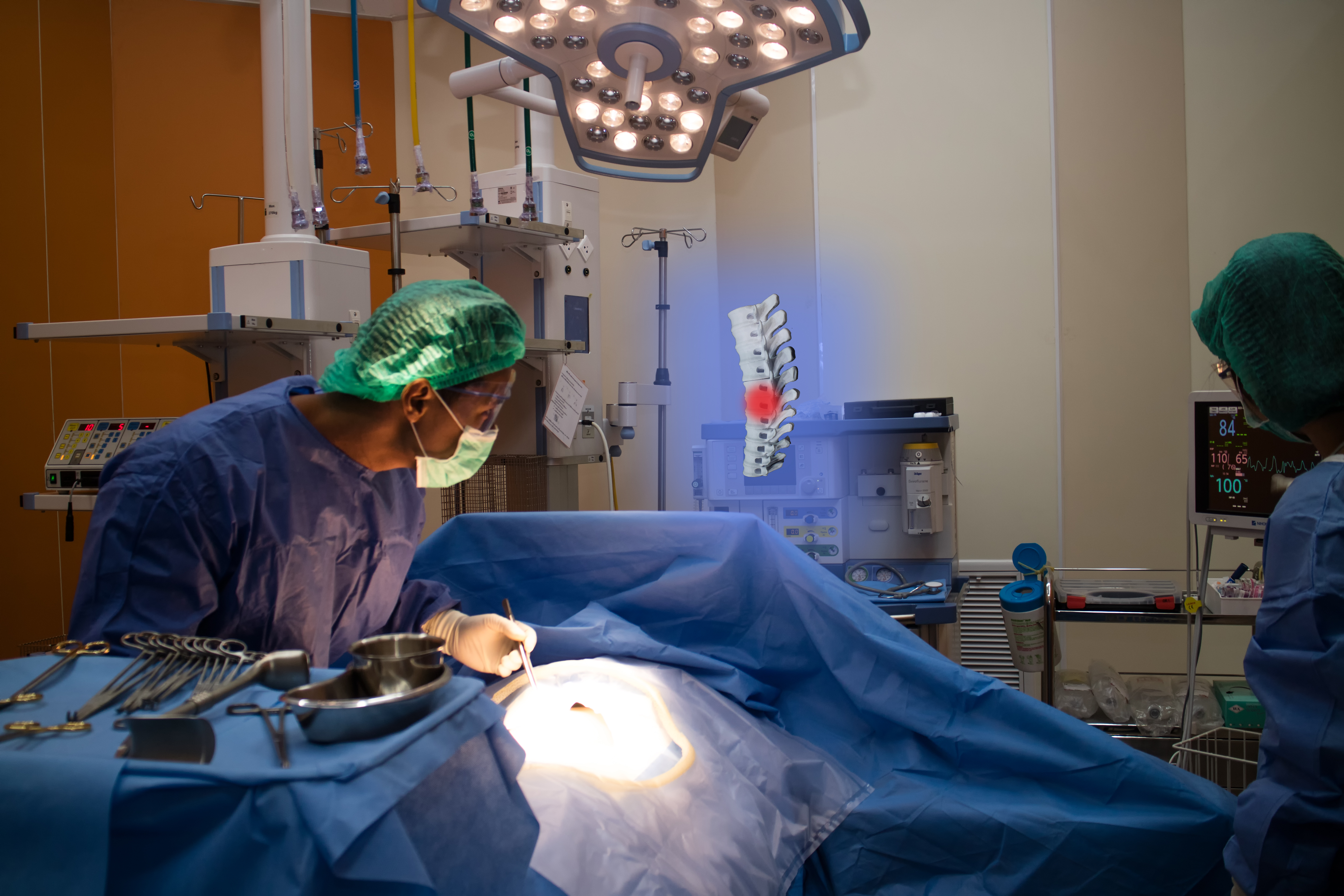Augmented Reality for spine surgery